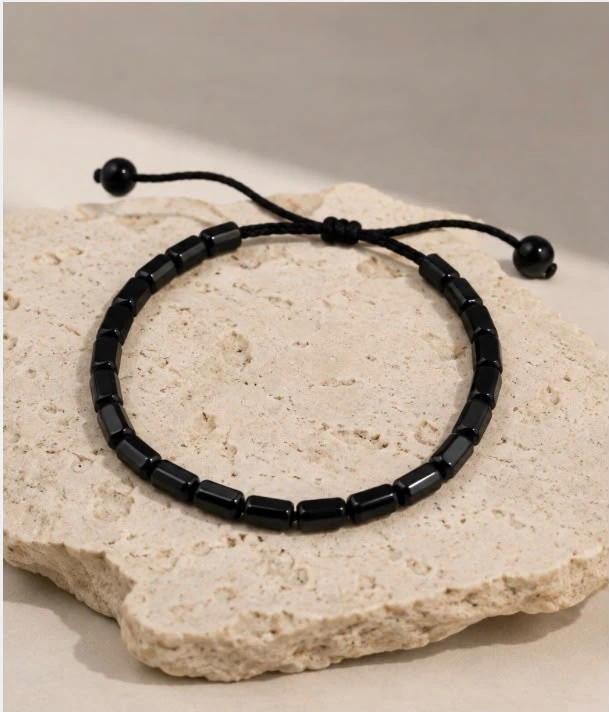 Veloro Noir Obsidian Bracelet