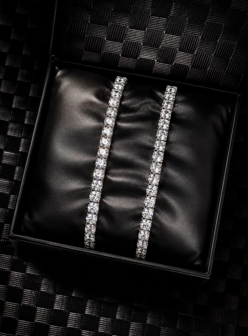 Veloro Ice Tennis Bracelet – Silver (4mm)