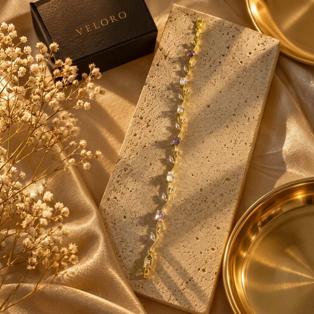 Gemini_Generated_Image_989bjn989bjn989b Elan Rose Bracelet – Gold - Image 1