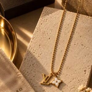Monogram Bloom Necklace