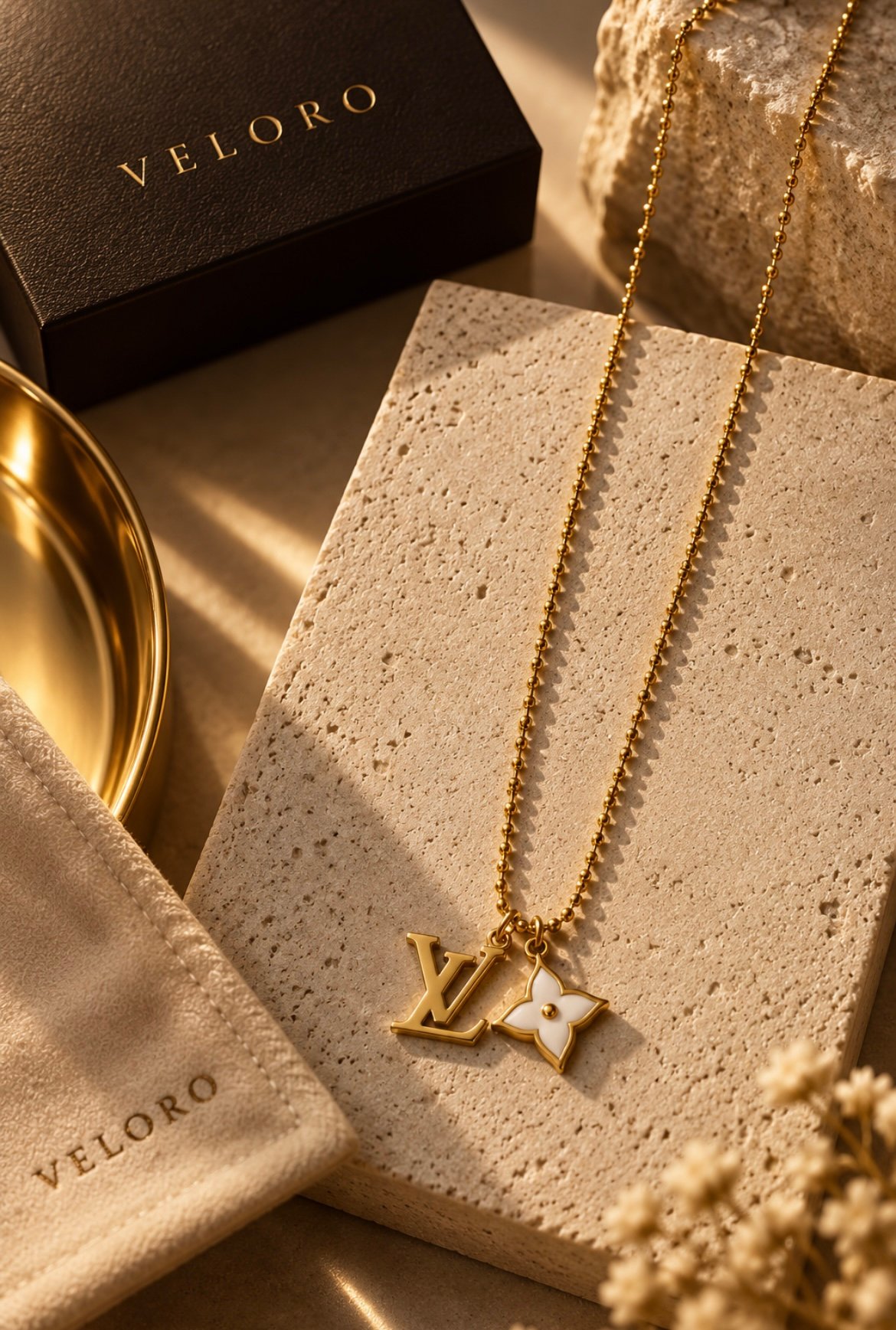 Monogram Bloom Necklace