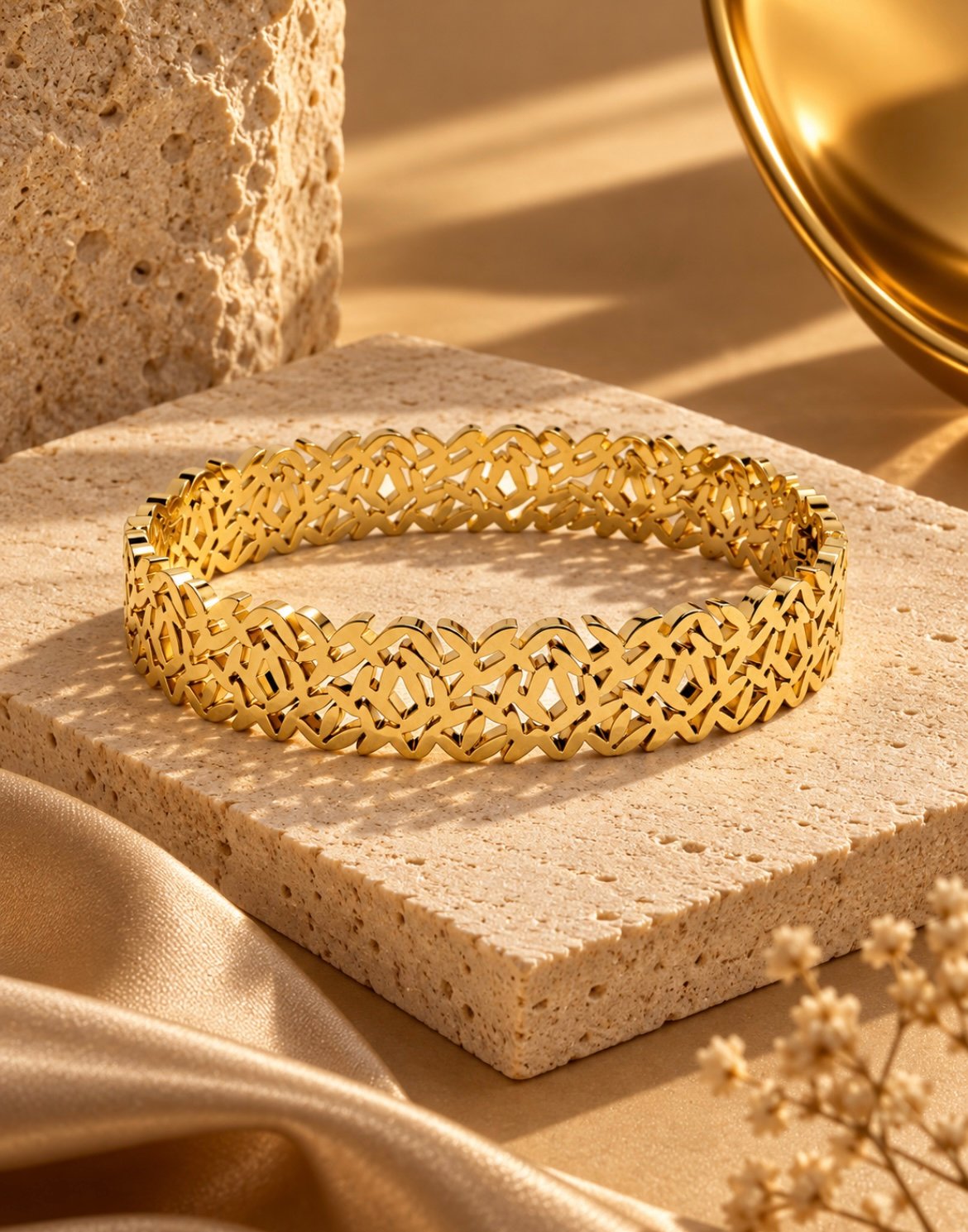 Rose Cuff – Gold