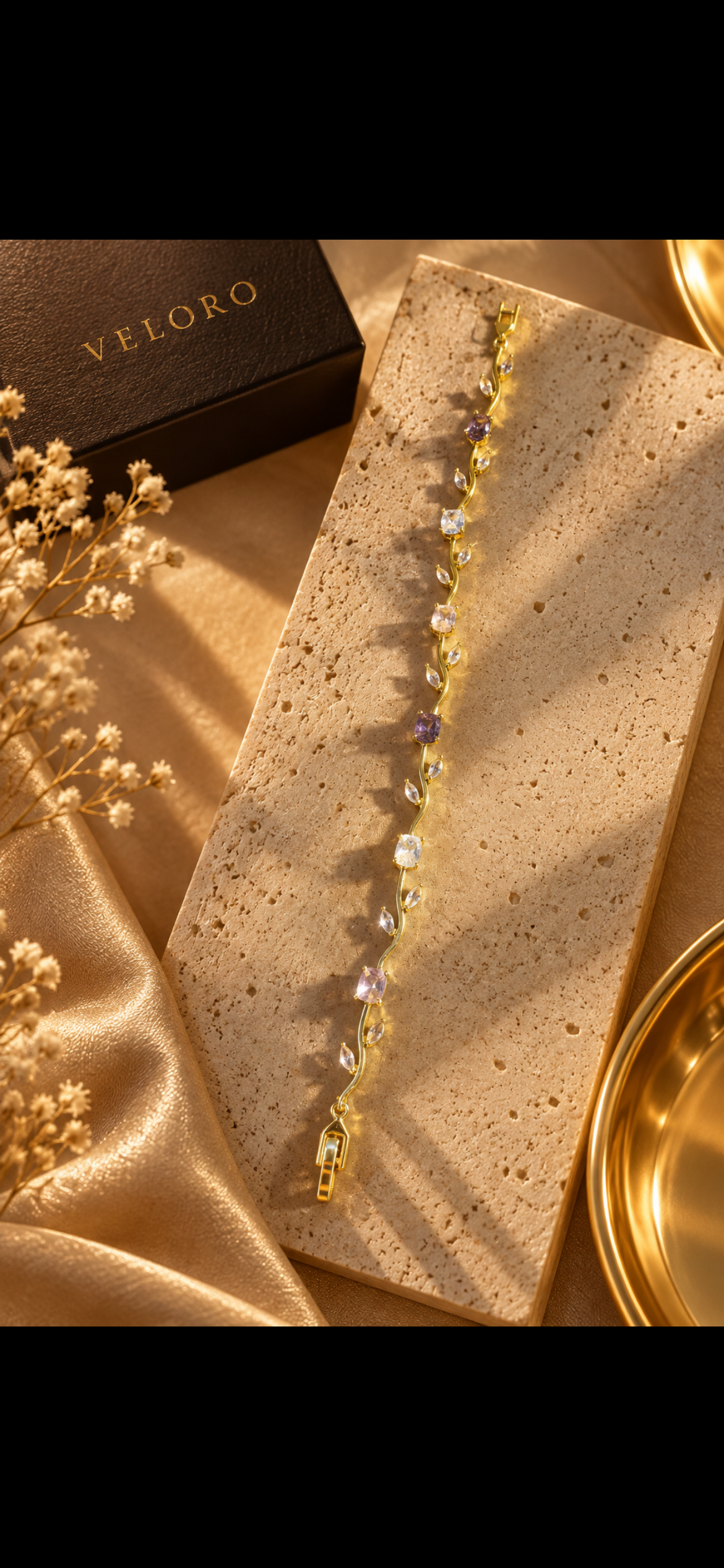Elan Rose Bracelet – Gold